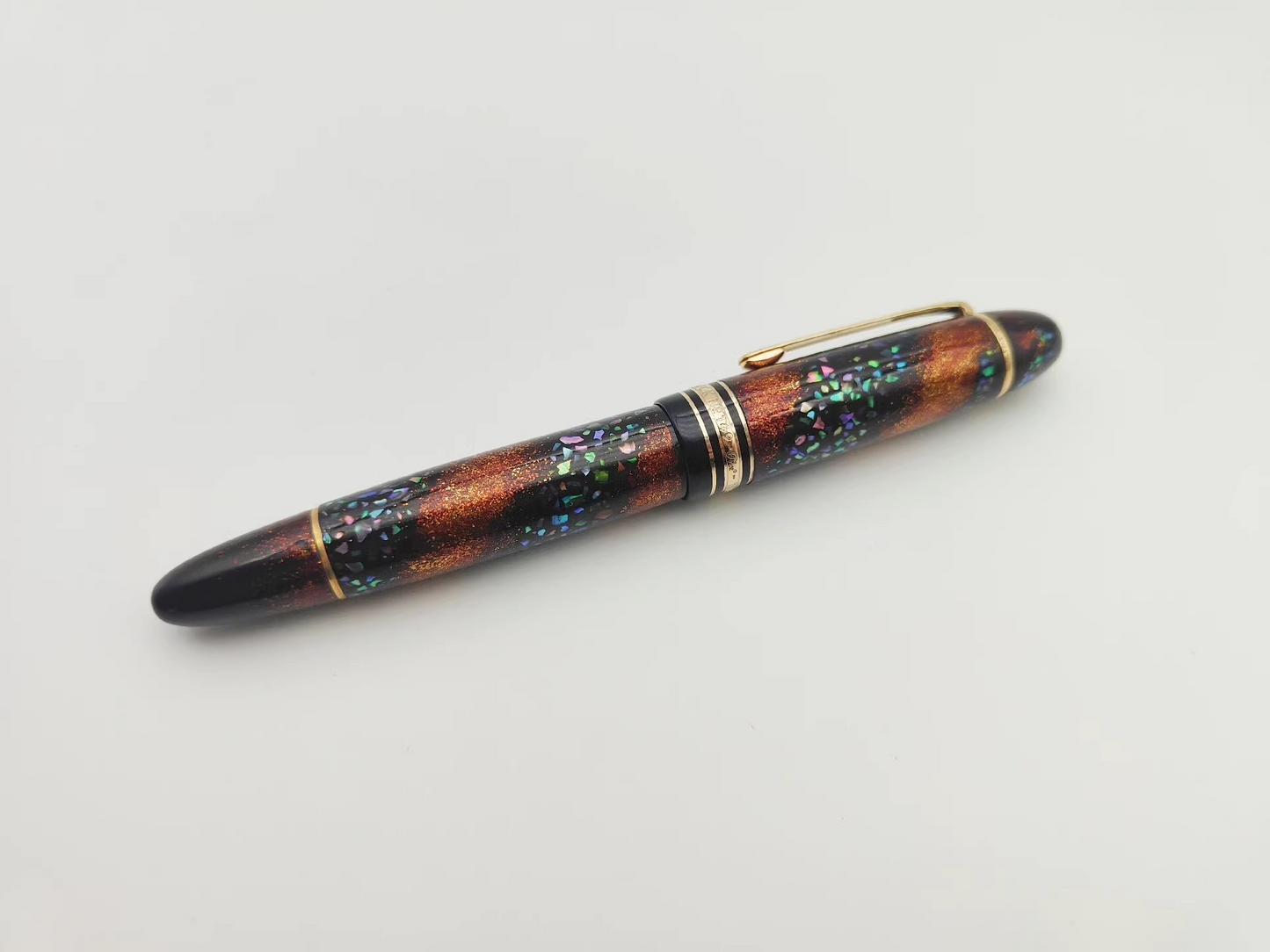 Montblanc 149 Gold Powder Lacquer(ナシジウルシ)  Raden Sazae Shell