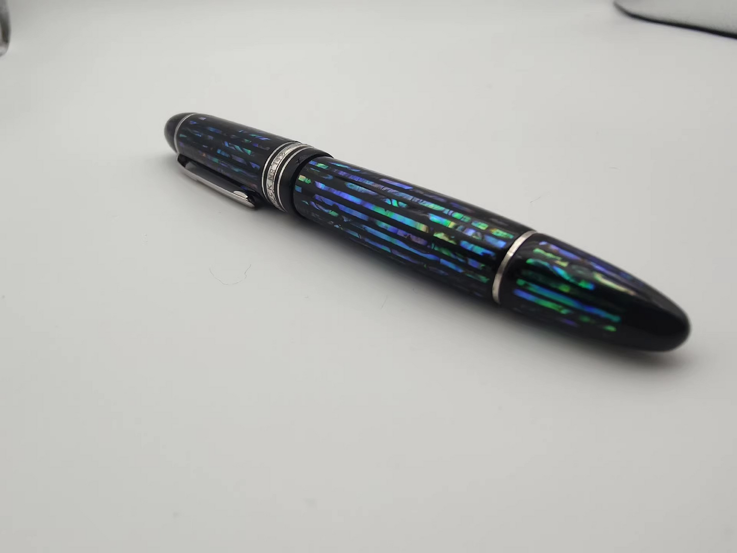 Montblanc 149 Black Lacquer Raden Paua Shell